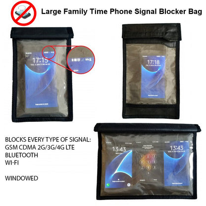 Faraday Bag Signal Blocker Large Family Time Do Not Disturb At Meal Times Faraday FoneFunShop   