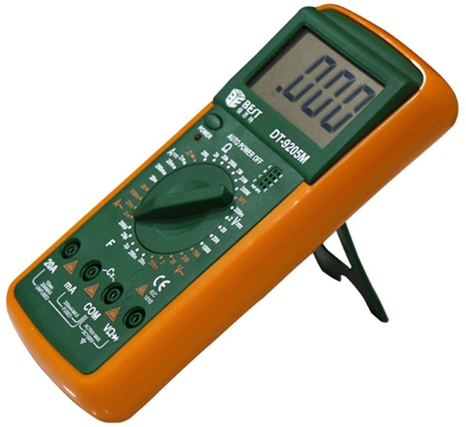 Digital Multimeter BEST 9205M Handheld With Lcd Screen Screen FoneFunShop   