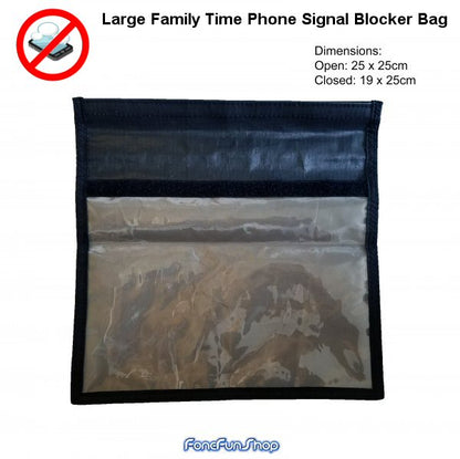 Faraday Bag Signal Blocker Large Family Time Do Not Disturb At Meal Times Faraday FoneFunShop   