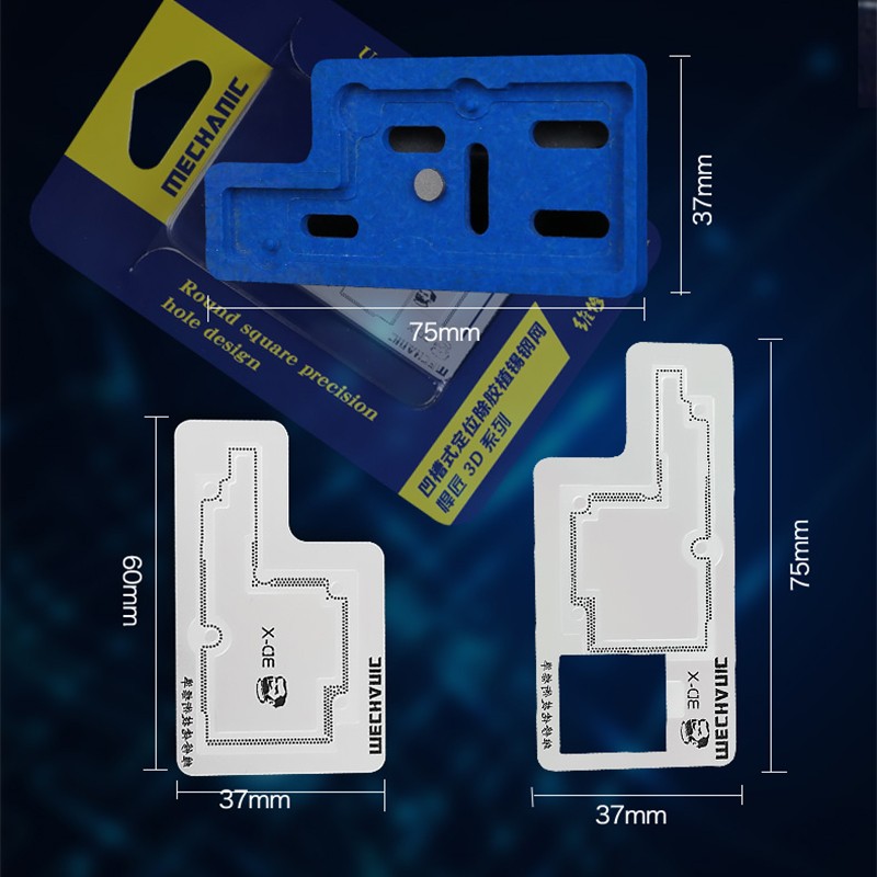 Reballing Kit For iPhone X Logic Board Mechanic 3D Phone Tools FoneFunShop   