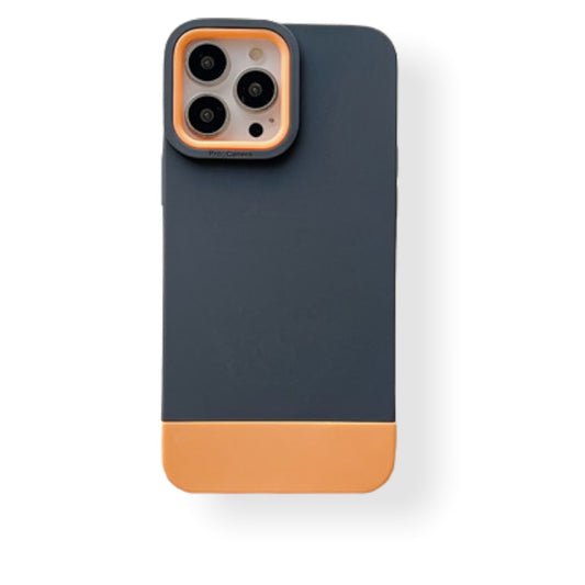 Case For iPhone 13 3 in 1 Designer in Blue Orange Case Cover FoneFunShop   