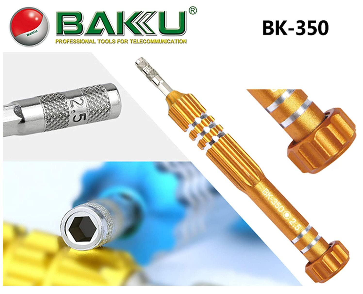 Screwdriver For iPhone 6s Baku 2.50 Hex Nut Screwdriver FoneFunShop   