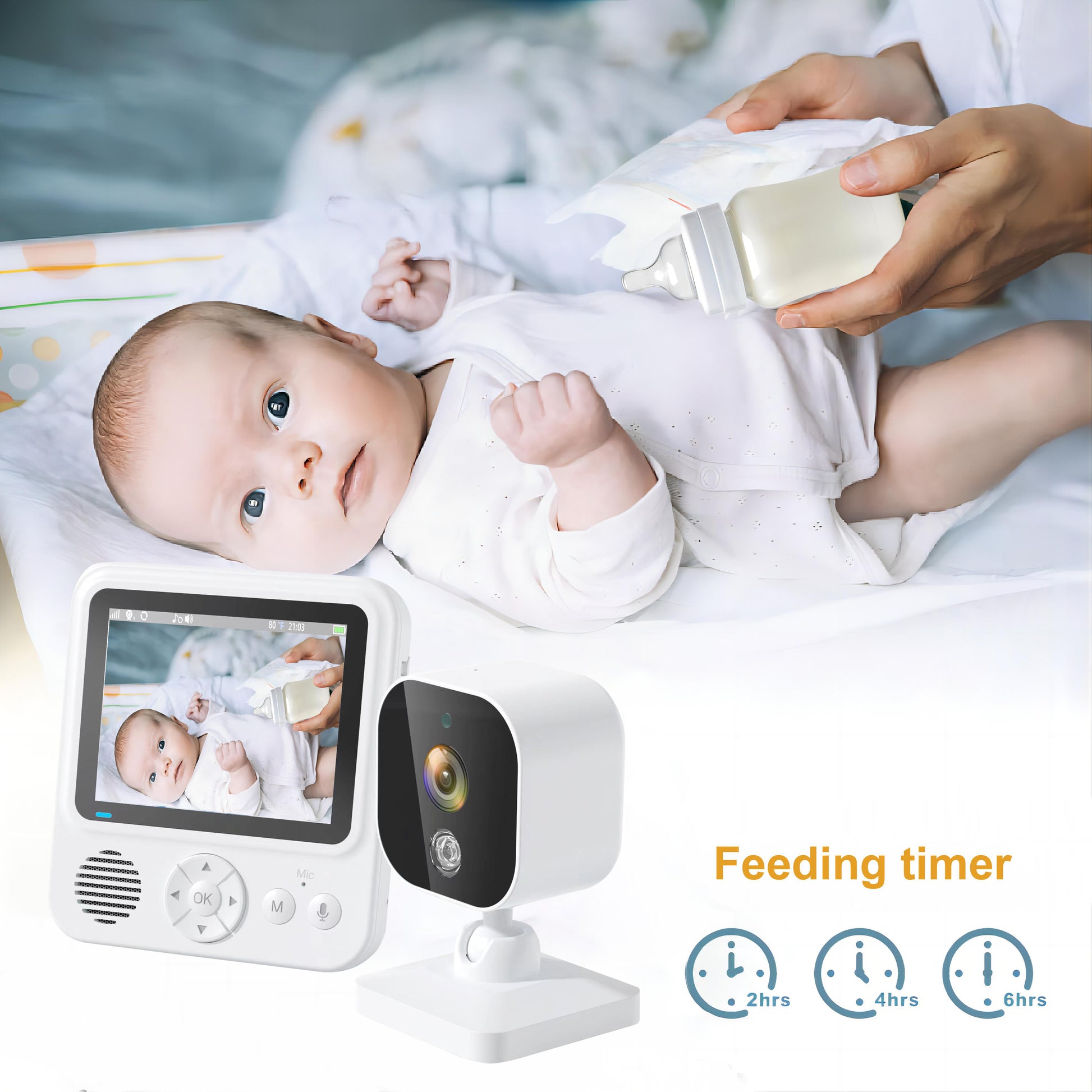 2.8 inch Wireless Video Night Vision Baby Monitor Security Camera Camera FoneFunShop   