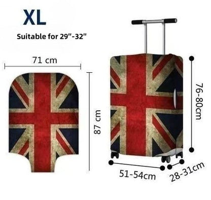 Suitcase Cover Protective Skin Elasticated Cover Union Jack 29x32 Inch XLarge Suitcase Cover FoneFunShop   