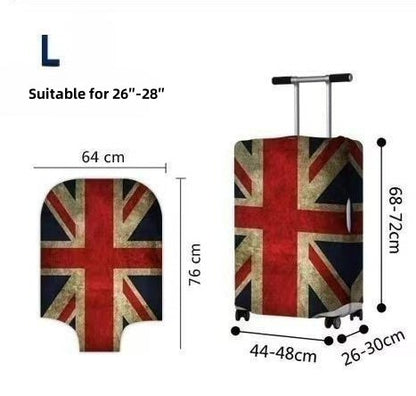 Suitcase Cover Protective Skin Elasticated Cover Union Jack 26x28 inch Large Suitcase Cover FoneFunShop   