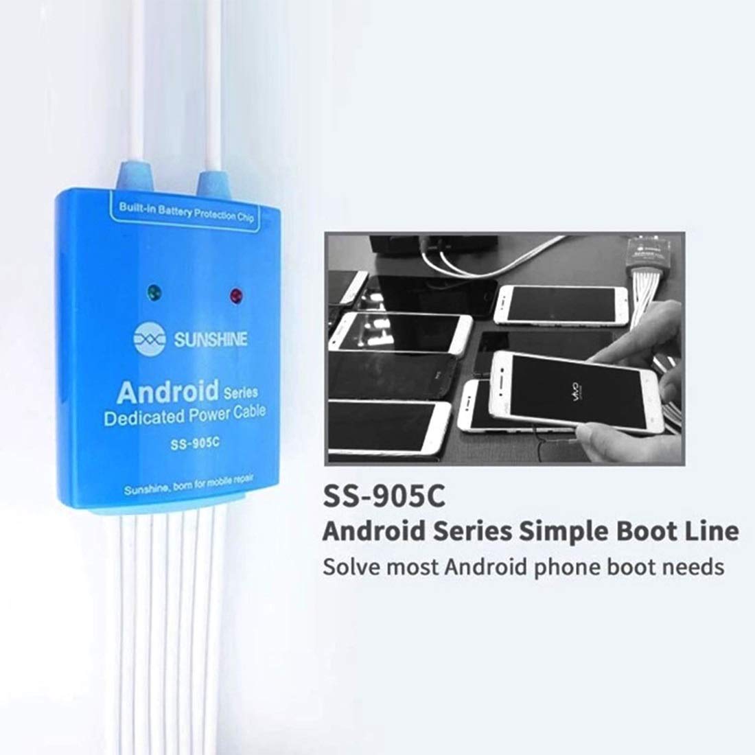 Sunshine SS905c Dedicated DC Power Cables For Android Logic Board Cable FoneFunShop   