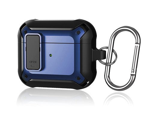 Case For Apple Airpod 3 Rugged 360 Protection in Black Blue Case Cover FoneFunShop   