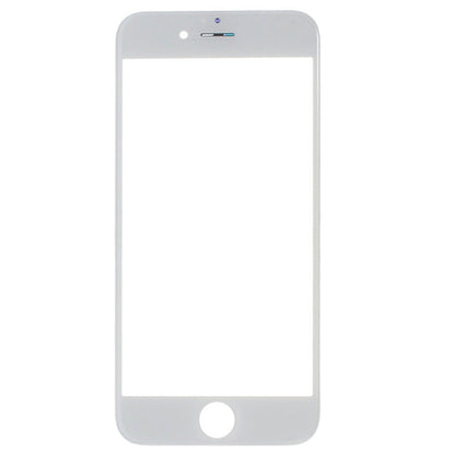 Glass Lens For iPhone 6 on Frame with OCA Layer Cold Press White 3 in 1 Lens FoneFunShop   