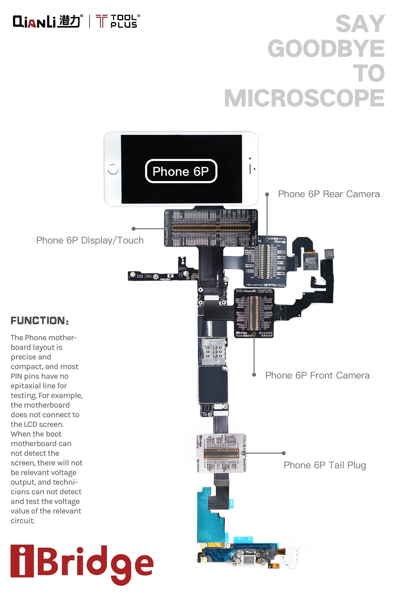 Logic Board Diagnostics Tool For iPhone 6 Plus QianLi ToolPlus iBridge Tool FoneFunShop   