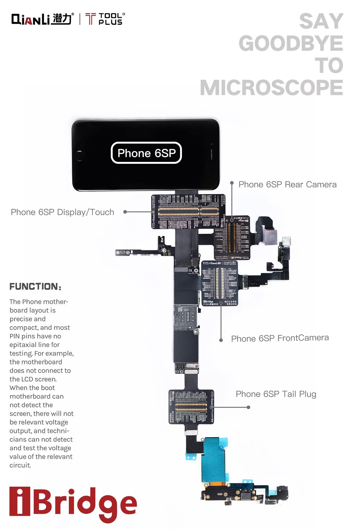 Logic Board Diagnostics Tool For iPhone 6s Plus QianLi ToolPlus iBridge Tool FoneFunShop   