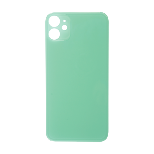 Glass Back For iPhone 11 Plain in Green Glass Back FoneFunShop   