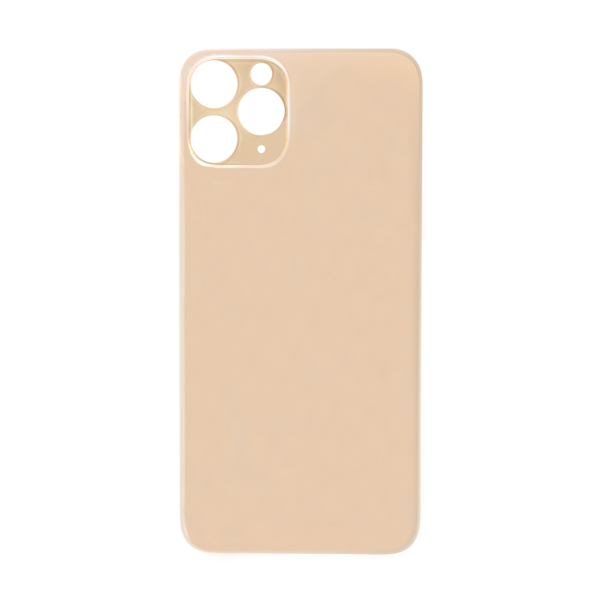 Glass Back For iPhone 11 Pro Plain in Gold Glass Back FoneFunShop   