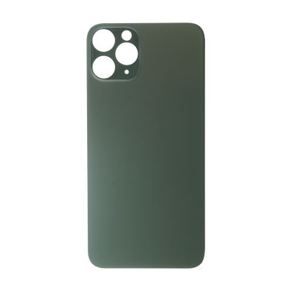 Glass Back For iPhone 11 Pro Plain in Green Glass Back FoneFunShop   