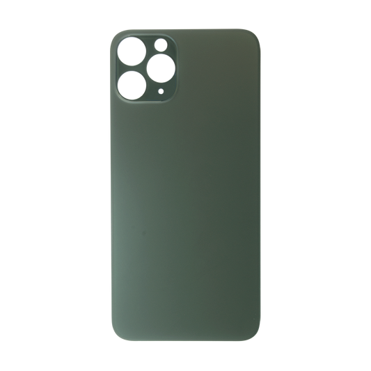 Glass Back For iPhone 11 Pro Plain in Green Glass Back FoneFunShop   