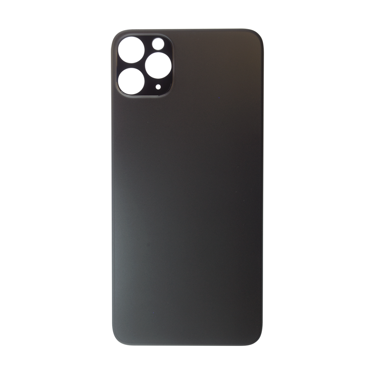 Glass Back For iPhone 11 Pro Max Plain in Black Glass Back FoneFunShop   