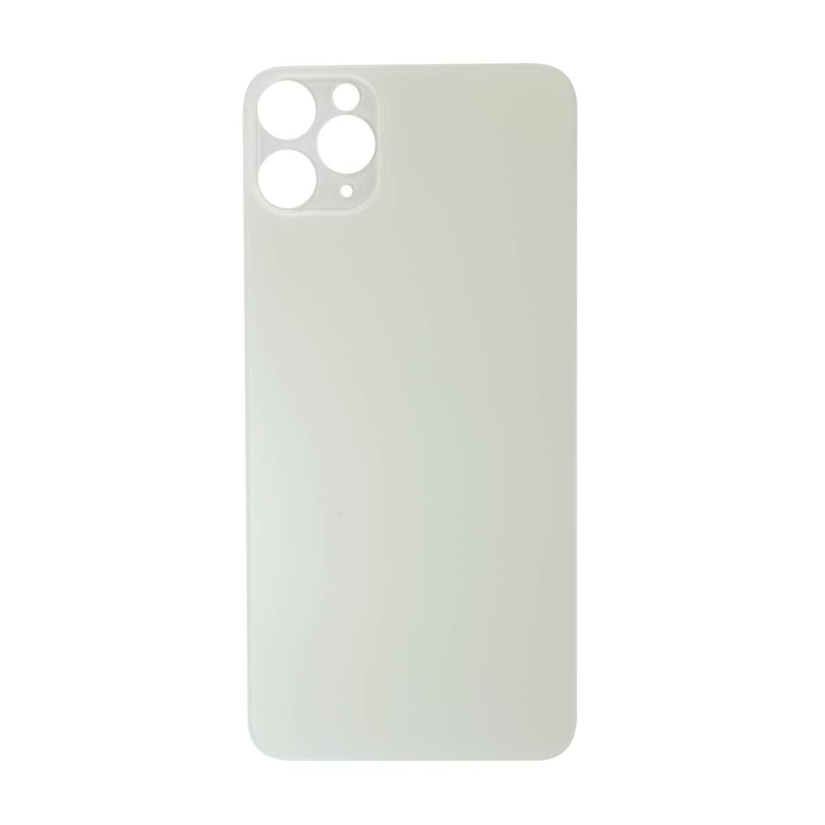 Glass Back For iPhone 11 Pro Max Plain in White Glass Back FoneFunShop   