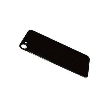 Glass Back For iPhone 8 Plain in Black Glass Back FoneFunShop   