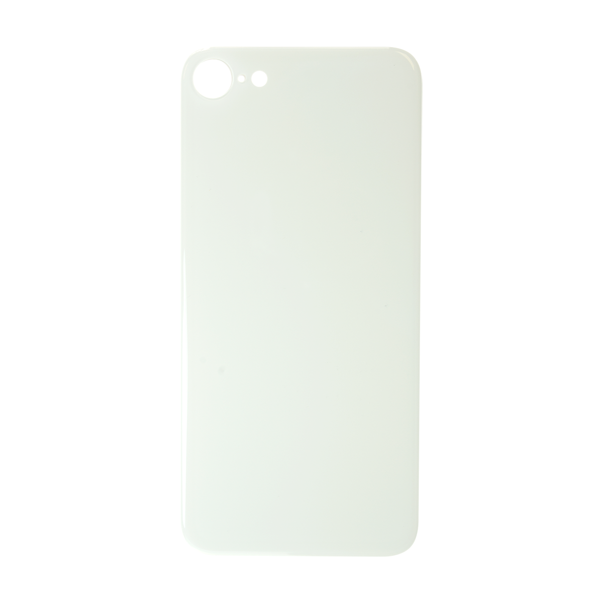 Glass Back For iPhone 8 Plain in White Glass Back FoneFunShop   