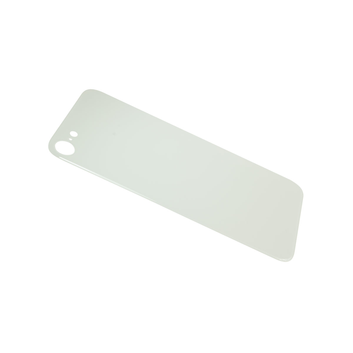 Glass Back For iPhone 8 Plain in White Glass Back FoneFunShop   