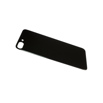 Glass Back For iPhone 8 Plus Plain in Black Glass Back FoneFunShop   