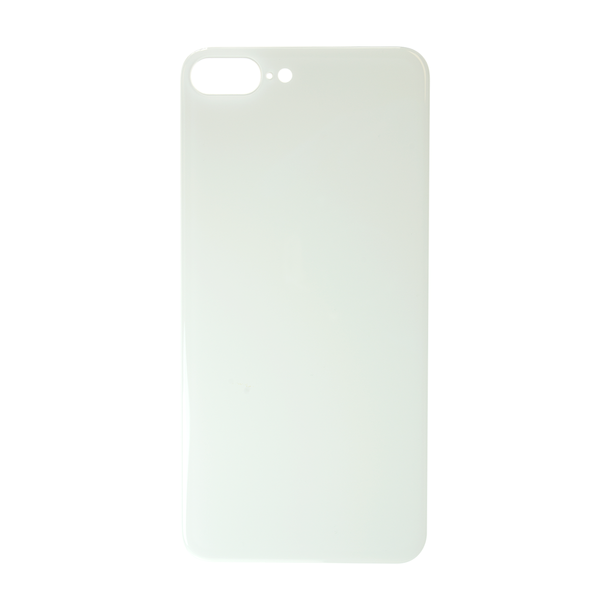 Glass Back For iPhone 8 Plus Plain in White Glass Back FoneFunShop   