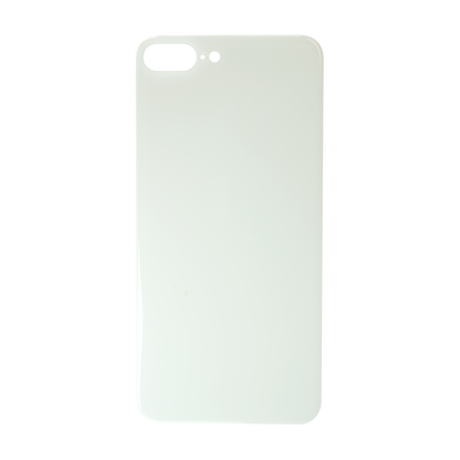 Glass Back For iPhone 8 Plus Plain in White Glass Back FoneFunShop   