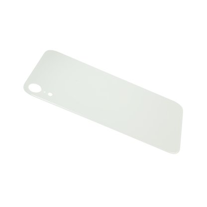 Glass Back For iPhone XR Plain in White Glass Back FoneFunShop   