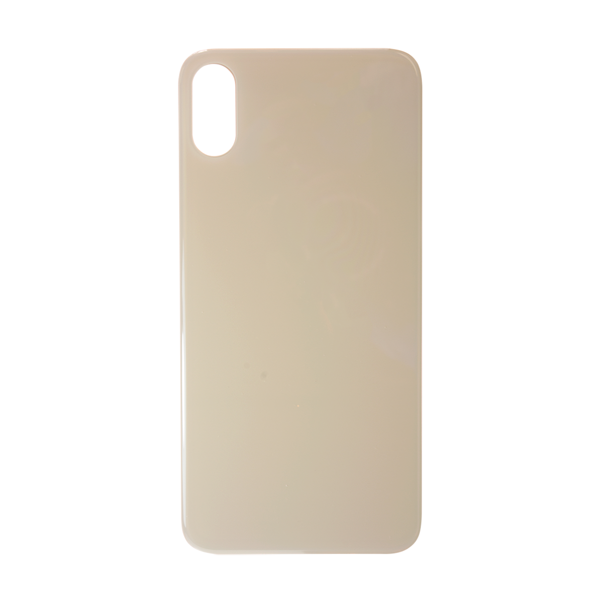 Glass Back For iPhone XS Plain in Gold Glass Back FoneFunShop   