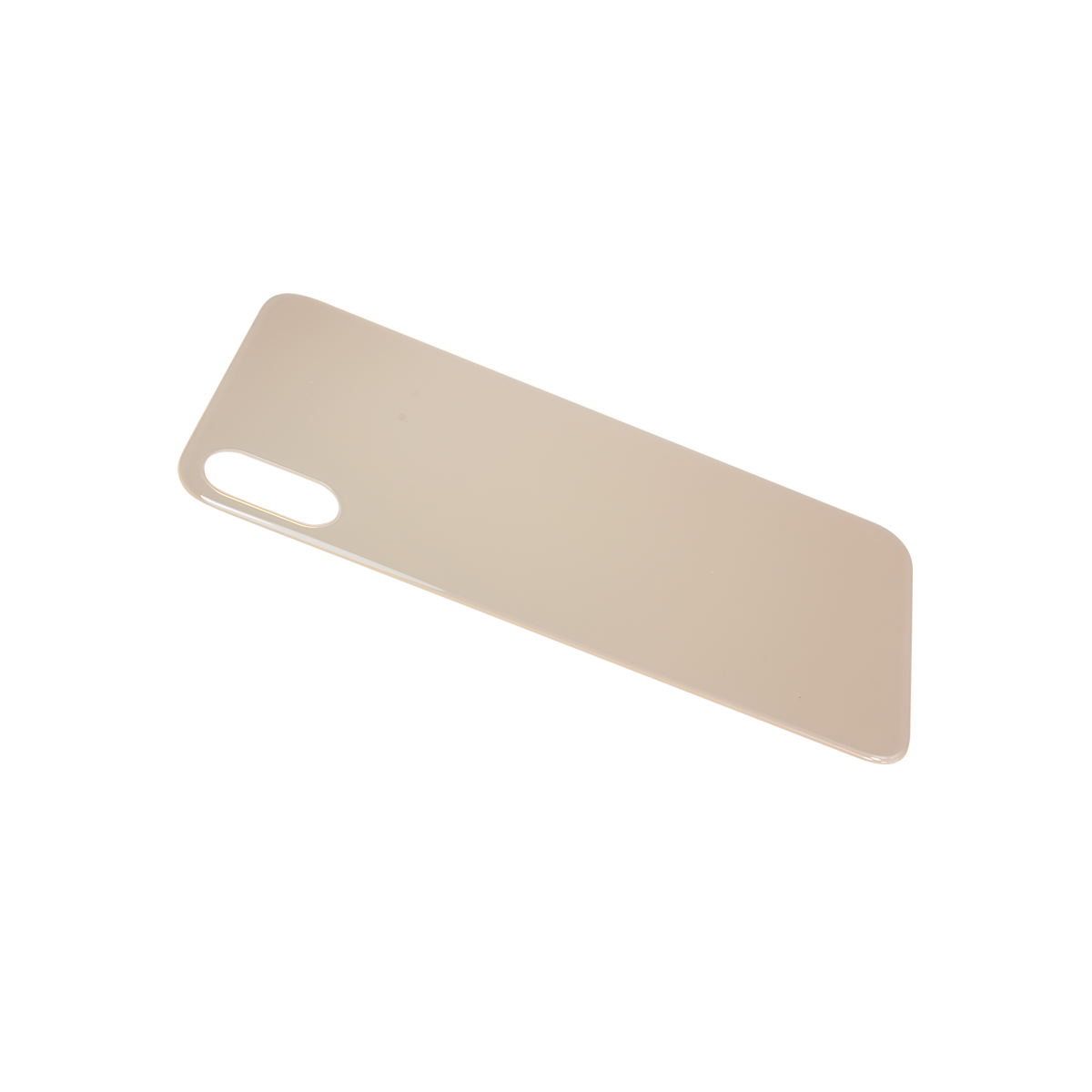 Glass Back For iPhone XS Plain in Gold Glass Back FoneFunShop   