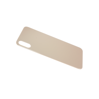 Glass Back For iPhone XS Plain in Gold Glass Back FoneFunShop   