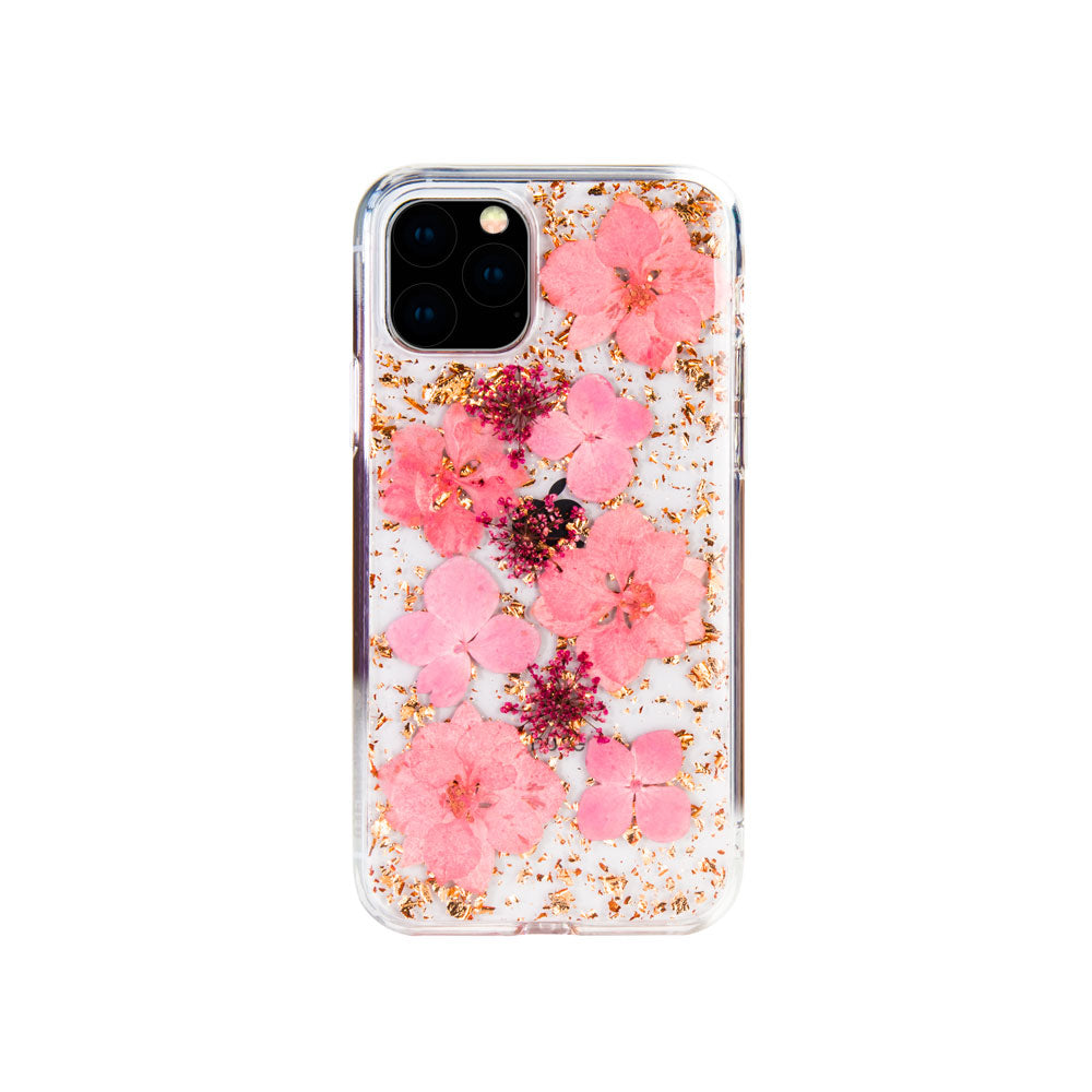 Case For iPhone 11 Pro KDOO Flowers Pink Case Cover FoneFunShop   