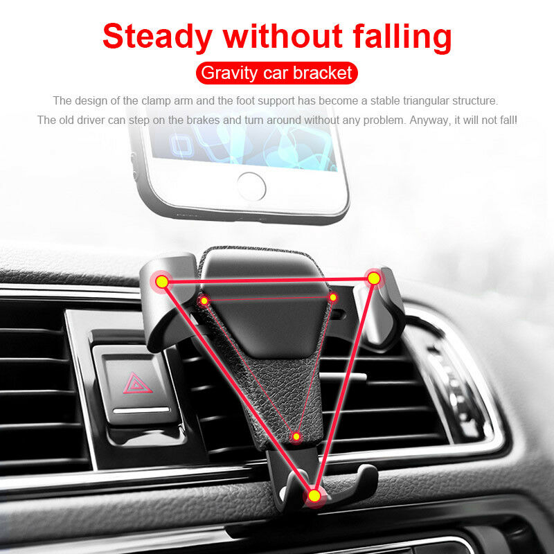 Gravity Air Vent Car Mount For Mobile Phones  FoneFunShop   