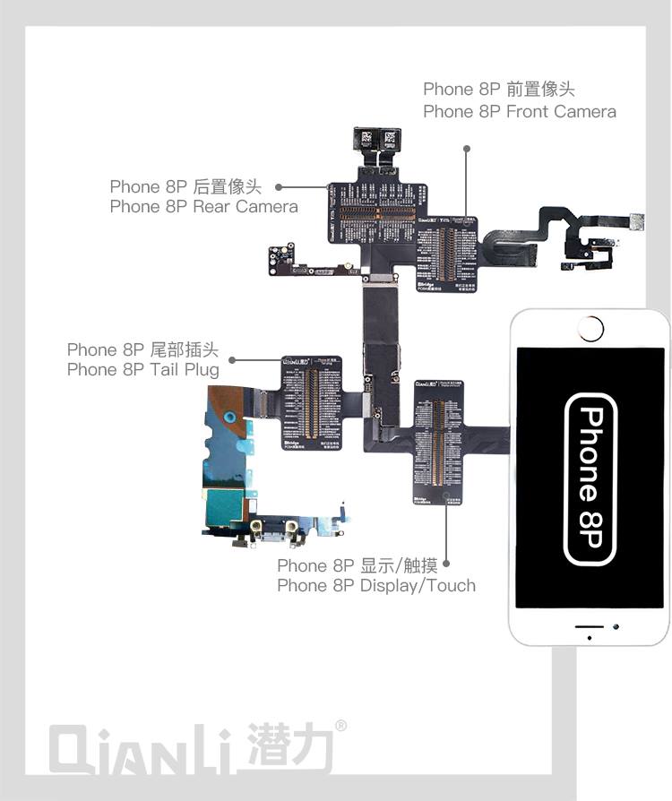 Logic Board Diagnostics Tool For iPhone 8 Plus QianLi ToolPlus iBridge Tool FoneFunShop   