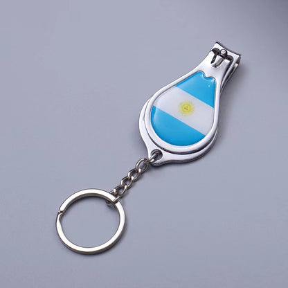 Keychain Bottle Opener Nail Clipper Keyring Argentina Bottle Opener FoneFunShop   