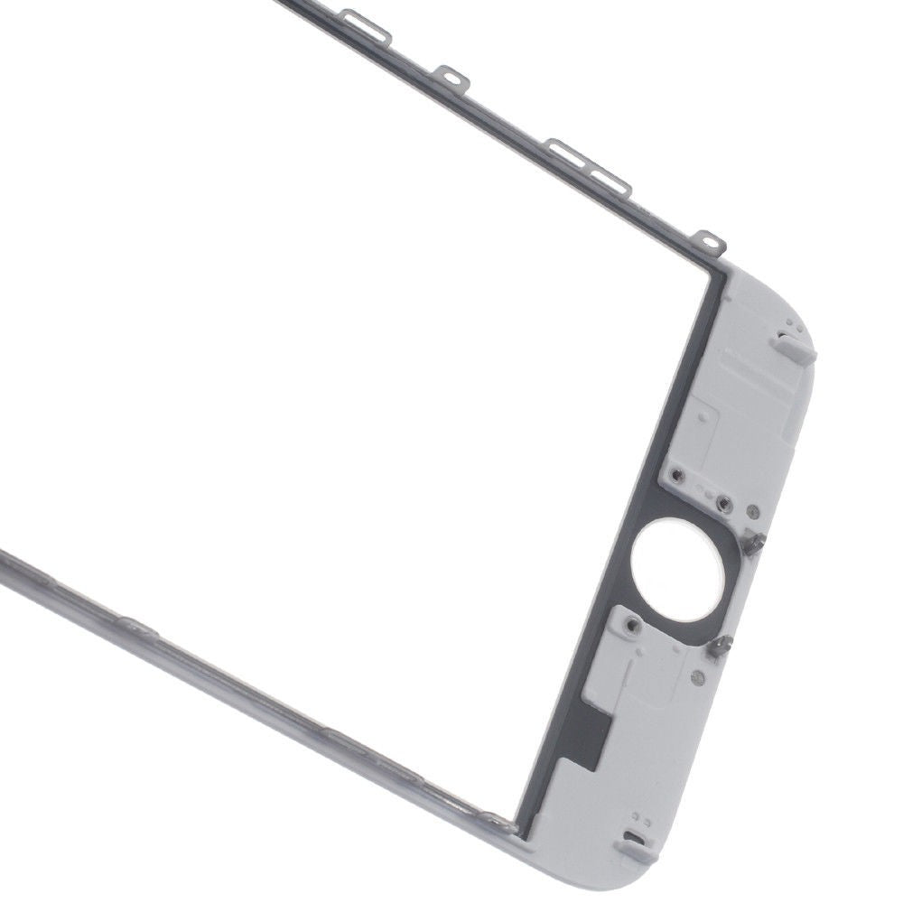 Glass Lens For iPhone 6 Plus on Frame with OCA Layer Cold Press White 3 in 1 Lens FoneFunShop   