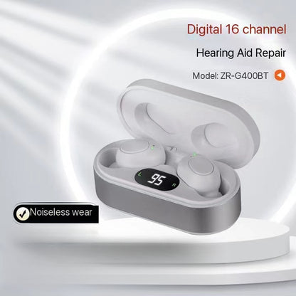 Hearing Aids In Ear Sound Voice Amplifier with Digital Display Rechargeable Hearing Aid FoneFunShop   