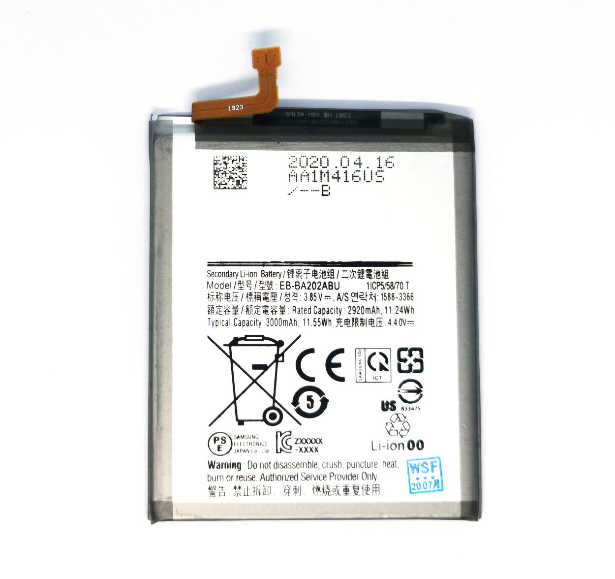 Battery For Samsung A20E A202F Battery FoneFunShop   