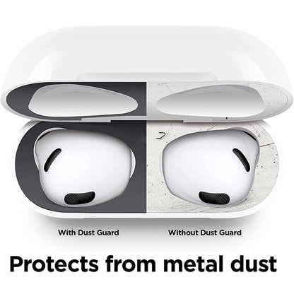 Seal Protection For Airpod 3 Metal Dust Proof Guard Sticker in Blue Protector FoneFunShop   