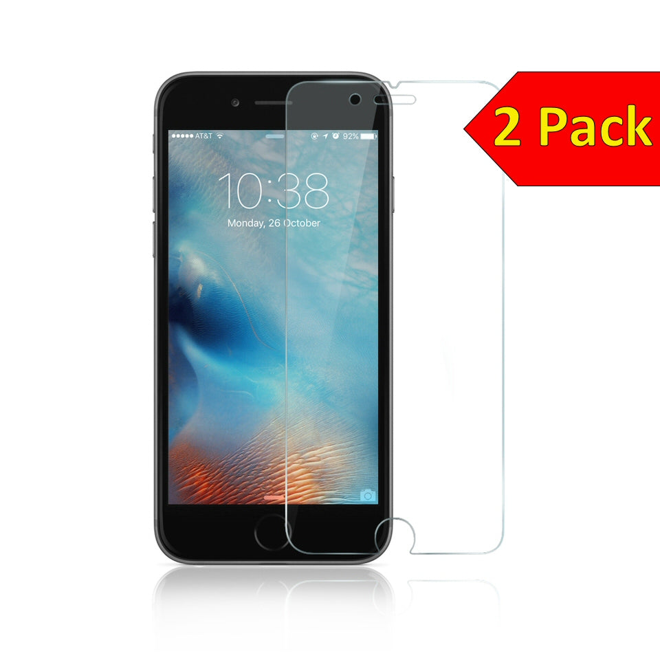 Screen Protectors For iPhone 6 6s 7 8 SE 2020 Twin Pack of 2 X Tempered Glass Screen Protector FoneFunShop   