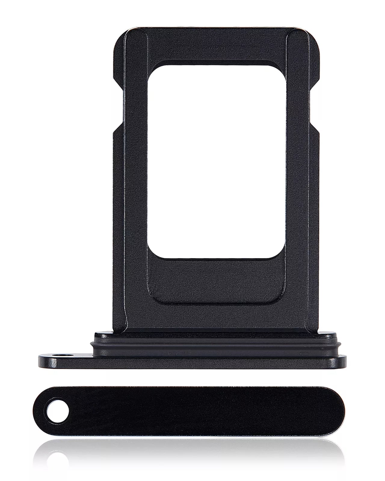 Sim Tray For iPhone 15 Pro In Black Titanium Sim Tray FoneFunShop   