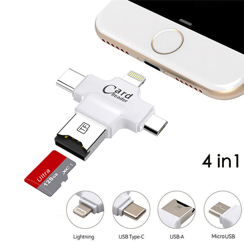 MicroSD Card Reader For iPhone Type C and Micro USB OTG  FoneFunShop   