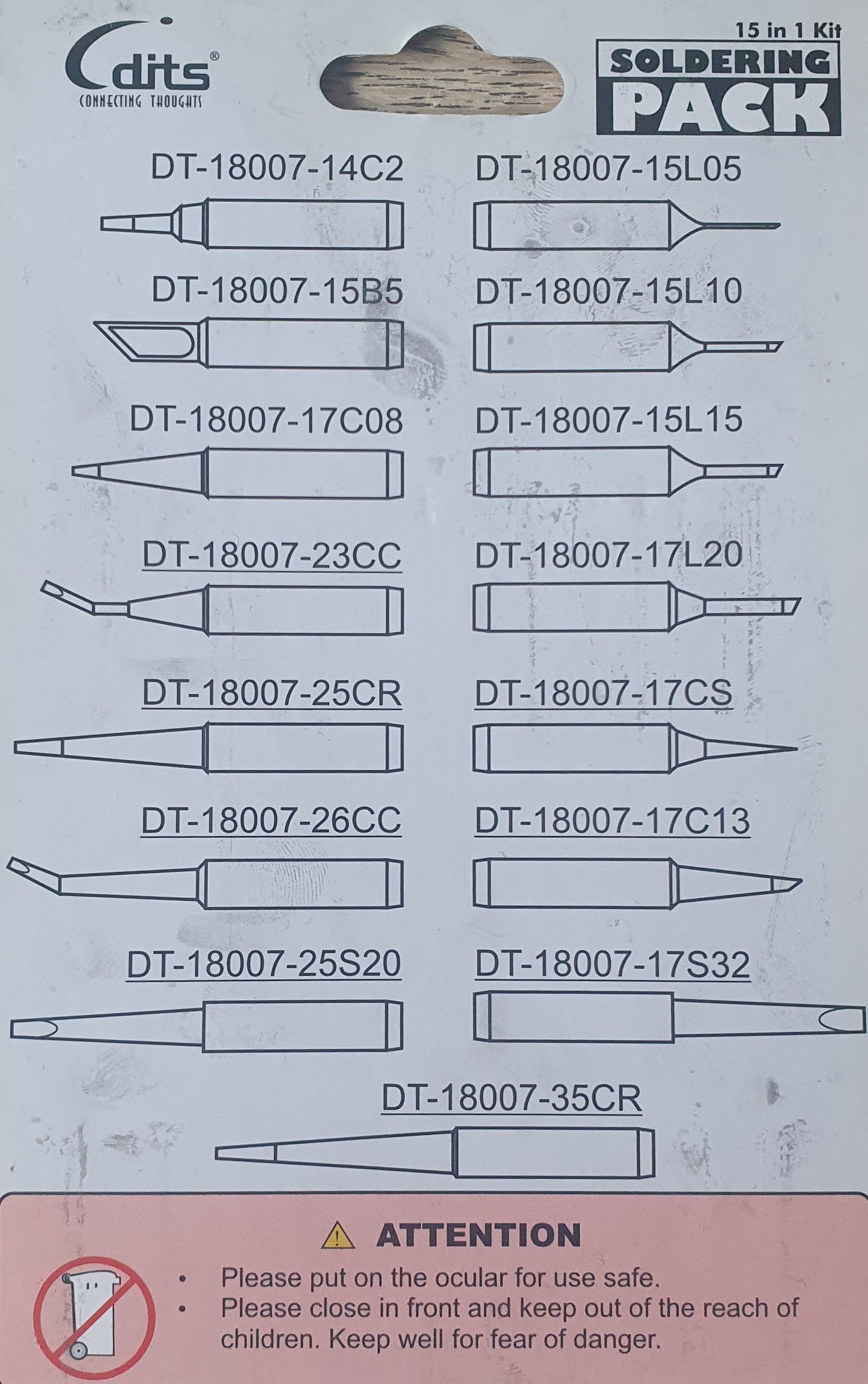 15 in 1 Soldering Bit Pack Solder FoneFunShop   