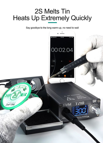 Solder Iron T210 OSS Team Digital Display with Adjustable Temperature Solder FoneFunShop   