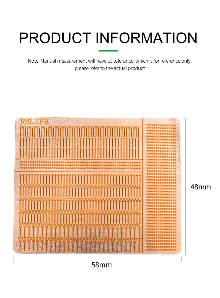 Relife 1440 Dot Repair IC Chip Solder Pads For Microsoldering Solder FoneFunShop   