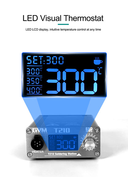 Solder Iron T210 OSS Team Digital Display with Adjustable Temperature Solder FoneFunShop   