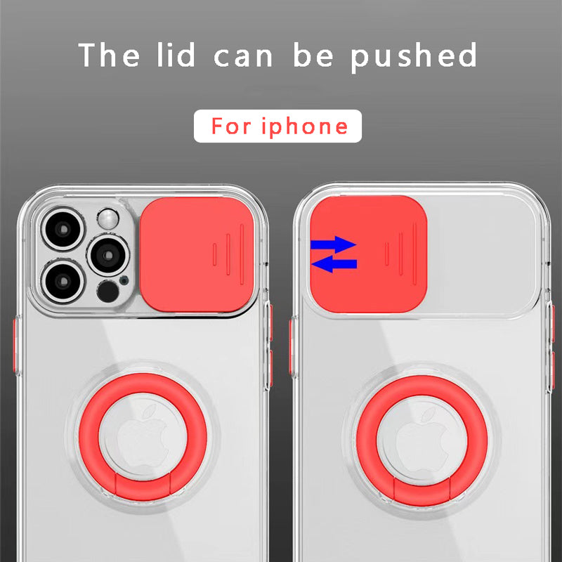 Case For iPhone 12 Mini in Red With Camera Lens Protection Cover Soft TPU Case Cover FoneFunShop   