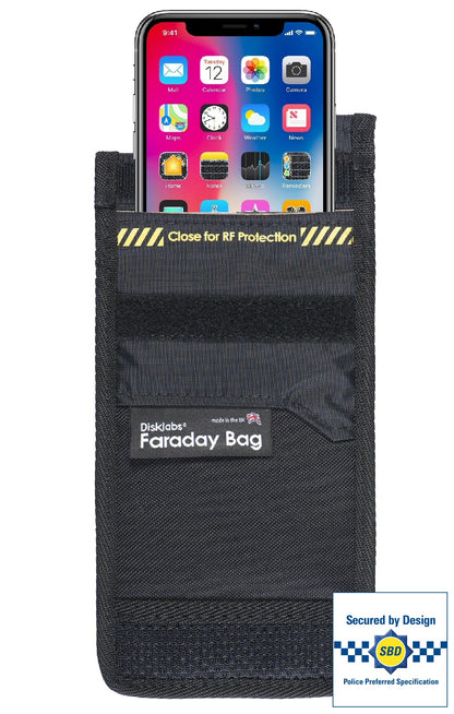 Faraday Bag Signal Blocker Disklabs PS1 Phone Shield Faraday FoneFunShop   