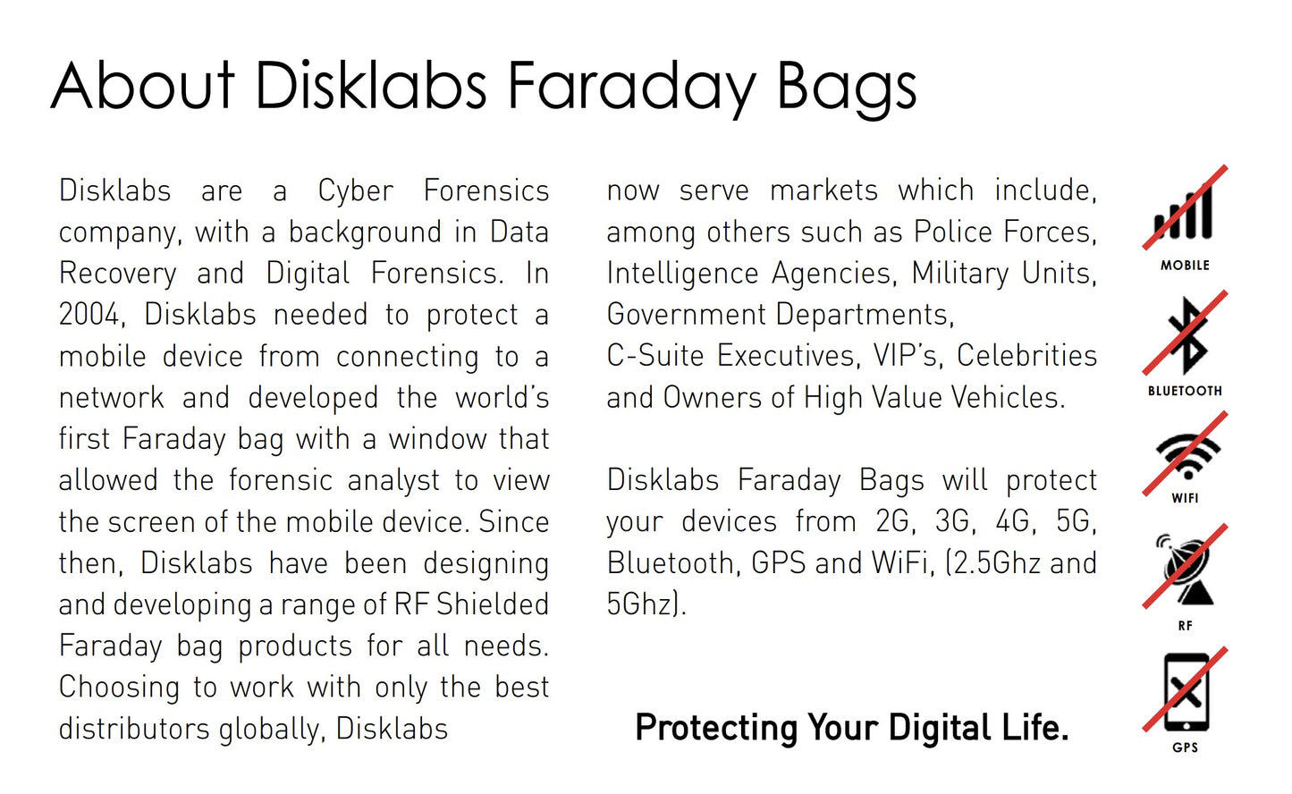 Faraday Enclosure Disklabs LB2 Lab Box Faraday FoneFunShop   