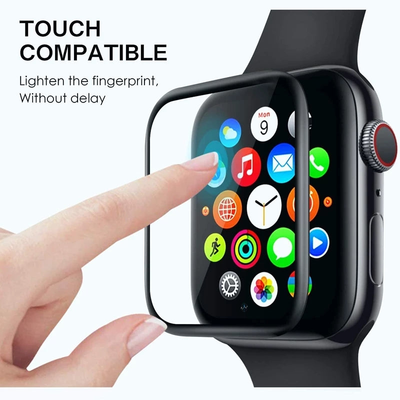 Screen Protector For Apple Watch 7 45mm Glass Screen Protector FoneFunShop   