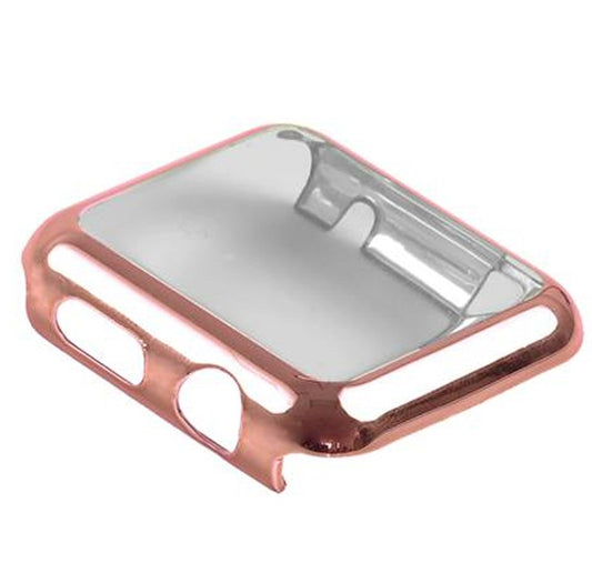 Case Screen Protector For Apple Watch Series SE 6 5 4 44mm Rose Gold Screen Protector FoneFunShop   